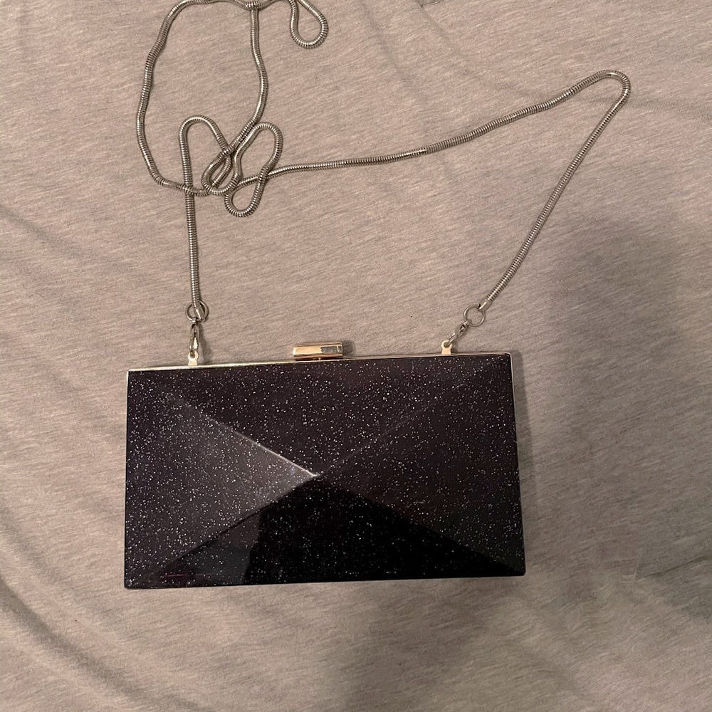 Ruby & Jenna black clutch.